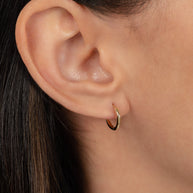 Zoe Lev 14k Gold Medium Huggie Earrings