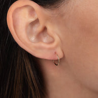 Zoe Lev 14k Gold Mini Thread Hoop Earrings