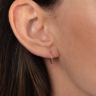 Zoe Lev 14k Gold Mini Thread Hoop Earrings