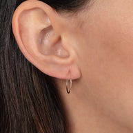 Zoe Lev 14k Gold Small Thread Hoop Earrings