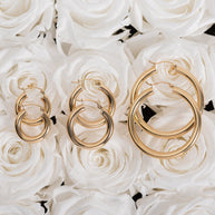 Zoe Lev 14k Gold Large Thick Hoop Earrings