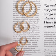 Zoe Lev 14k Gold Medium Thick Hoop Earrings
