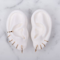 Zoe Lev 14k Gold Mini Huggie Earrings