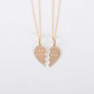 Zoe Lev Best Friend Necklace Set