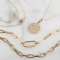 Zoe Lev Diamond And Sapphire Evil Eye Bracelet