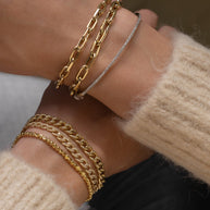 Zoe Lev 14k Gold Extra Large Open Link Chain Bracelet