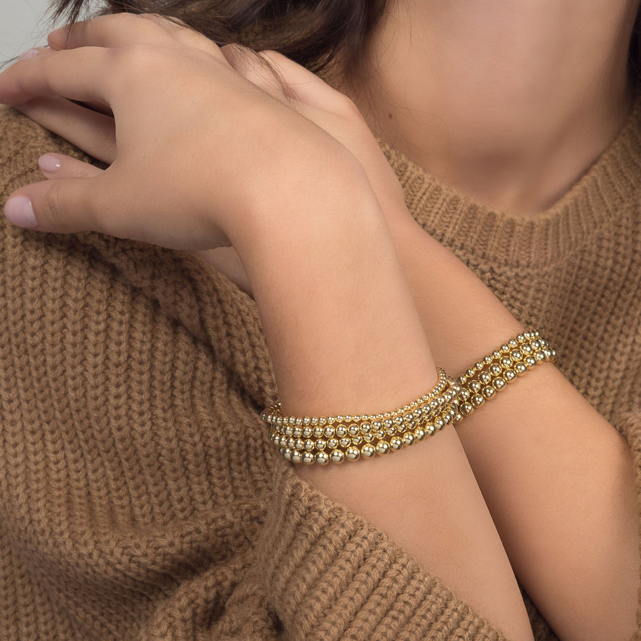 Zoe Lev Bead Bracelet Stack