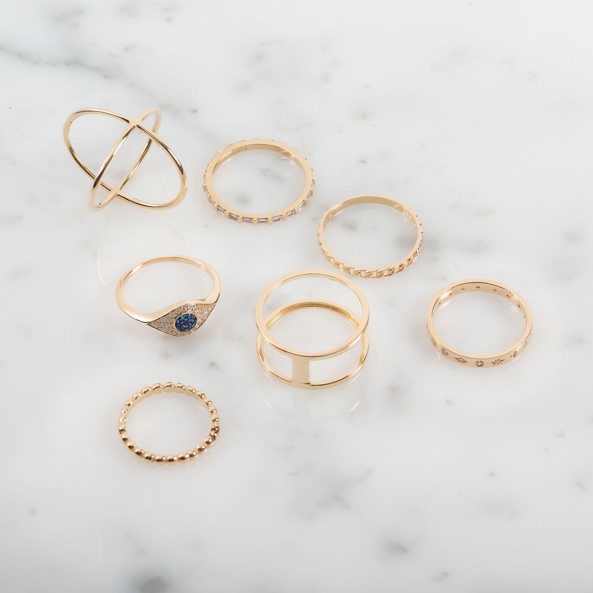 Zoe Lev Diamond Starburst Ring