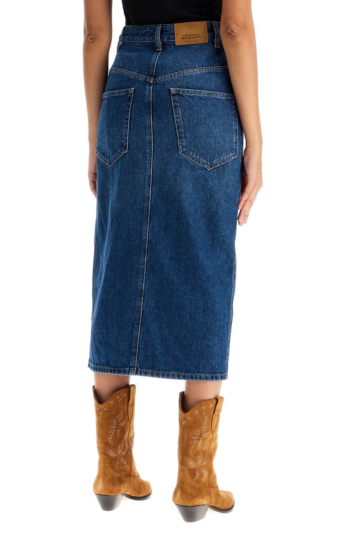 Isabel Marant Etoile Vandy Denim Skirt