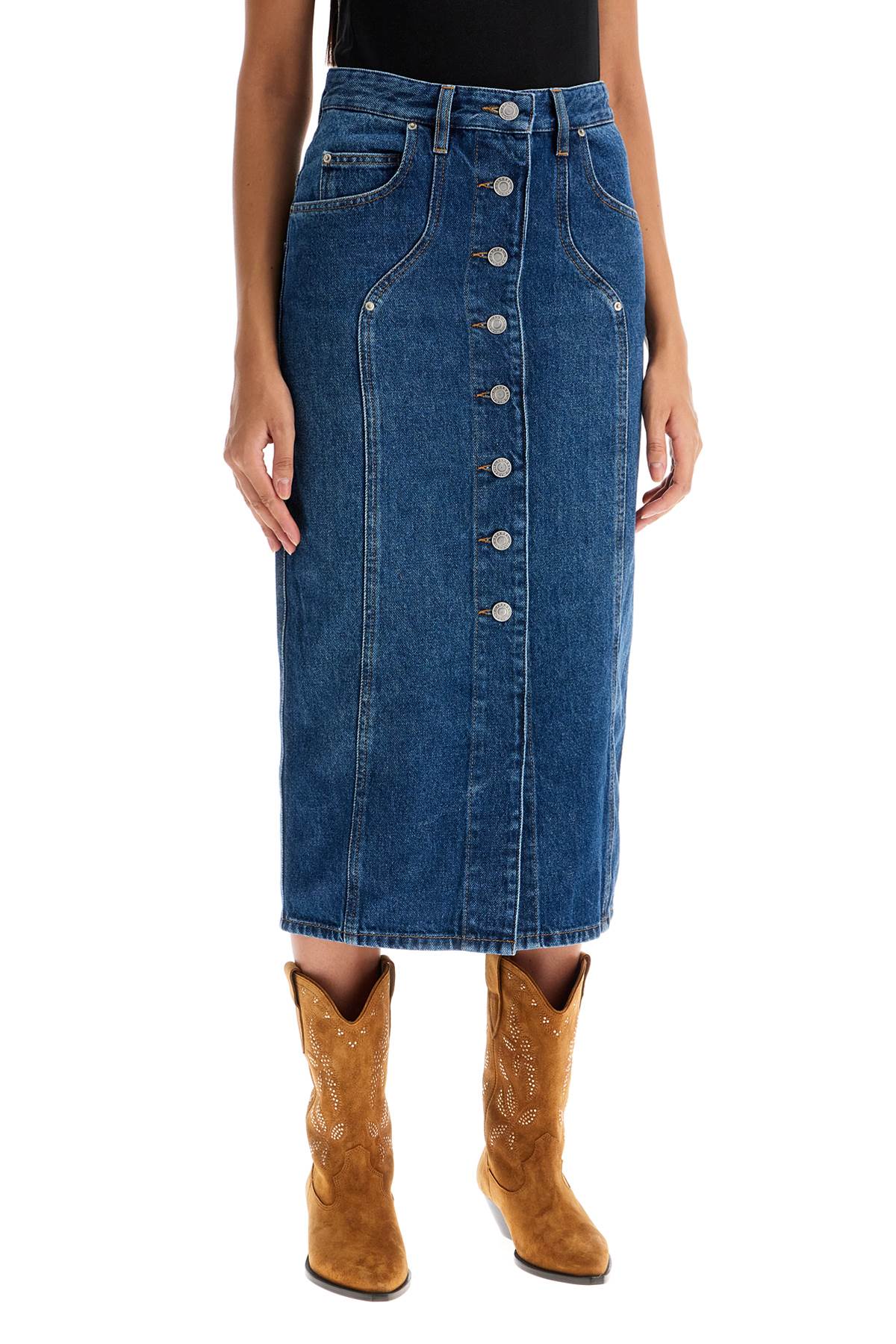 Isabel Marant Etoile Vandy Denim Skirt