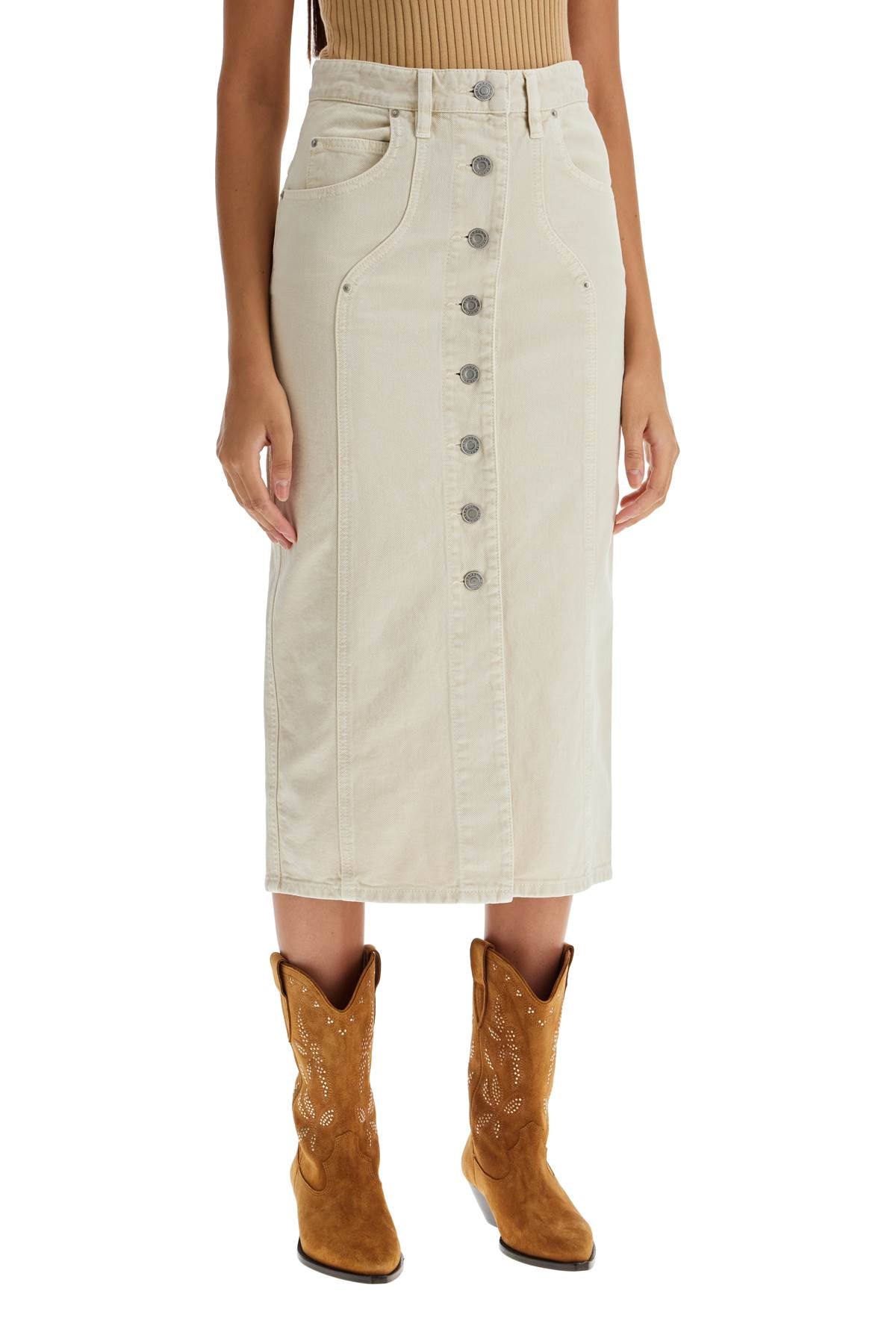 Isabel Marant Etoile Vandy Denim Skirt