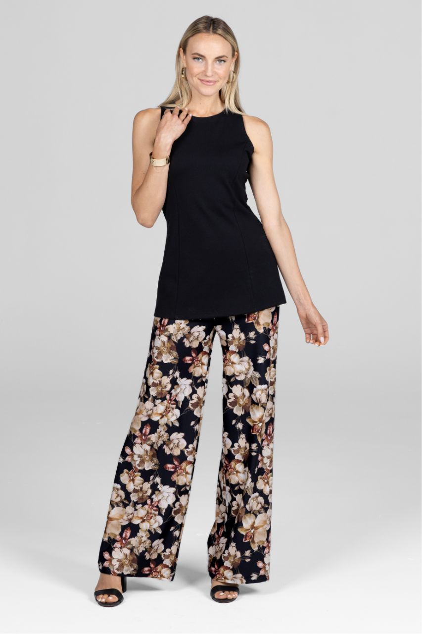 KiraGrace JULIA TUNIC: BLACK PONTE