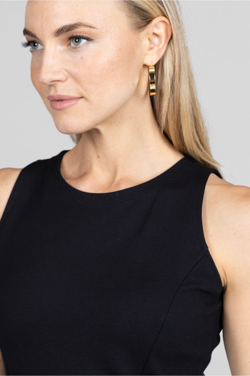 KiraGrace JULIA TUNIC: BLACK PONTE