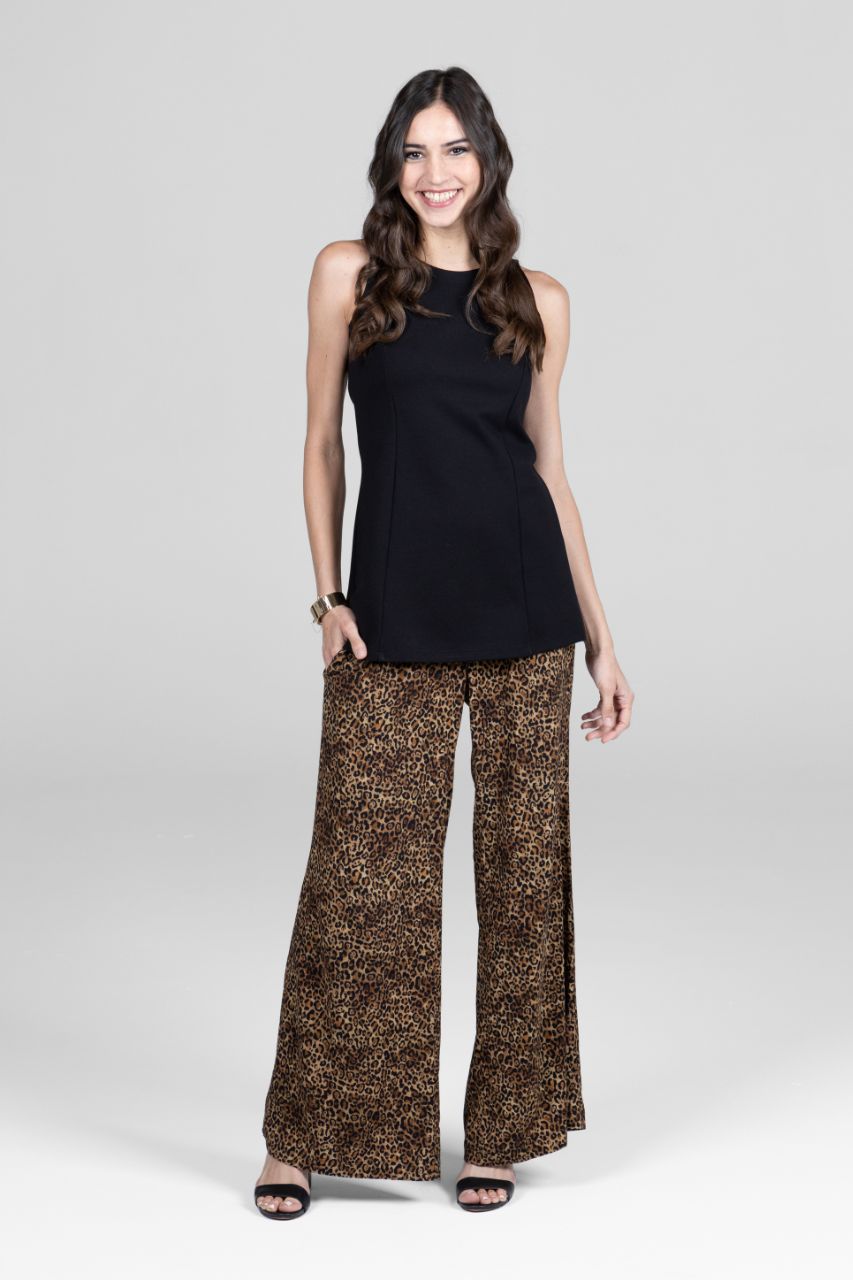 KiraGrace JULIA TUNIC: BLACK PONTE