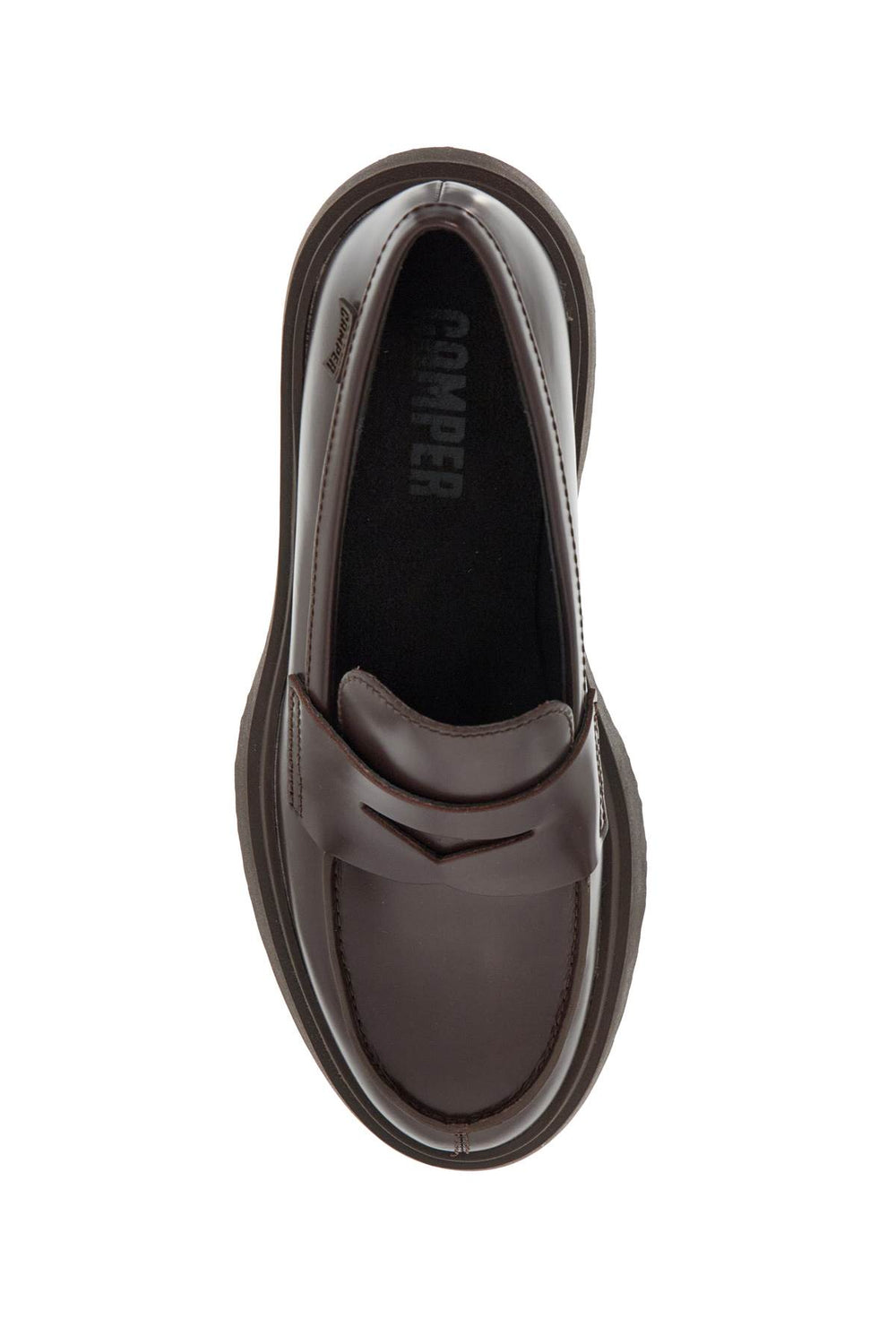 CAMPER Brushed Leather Walden Loafers