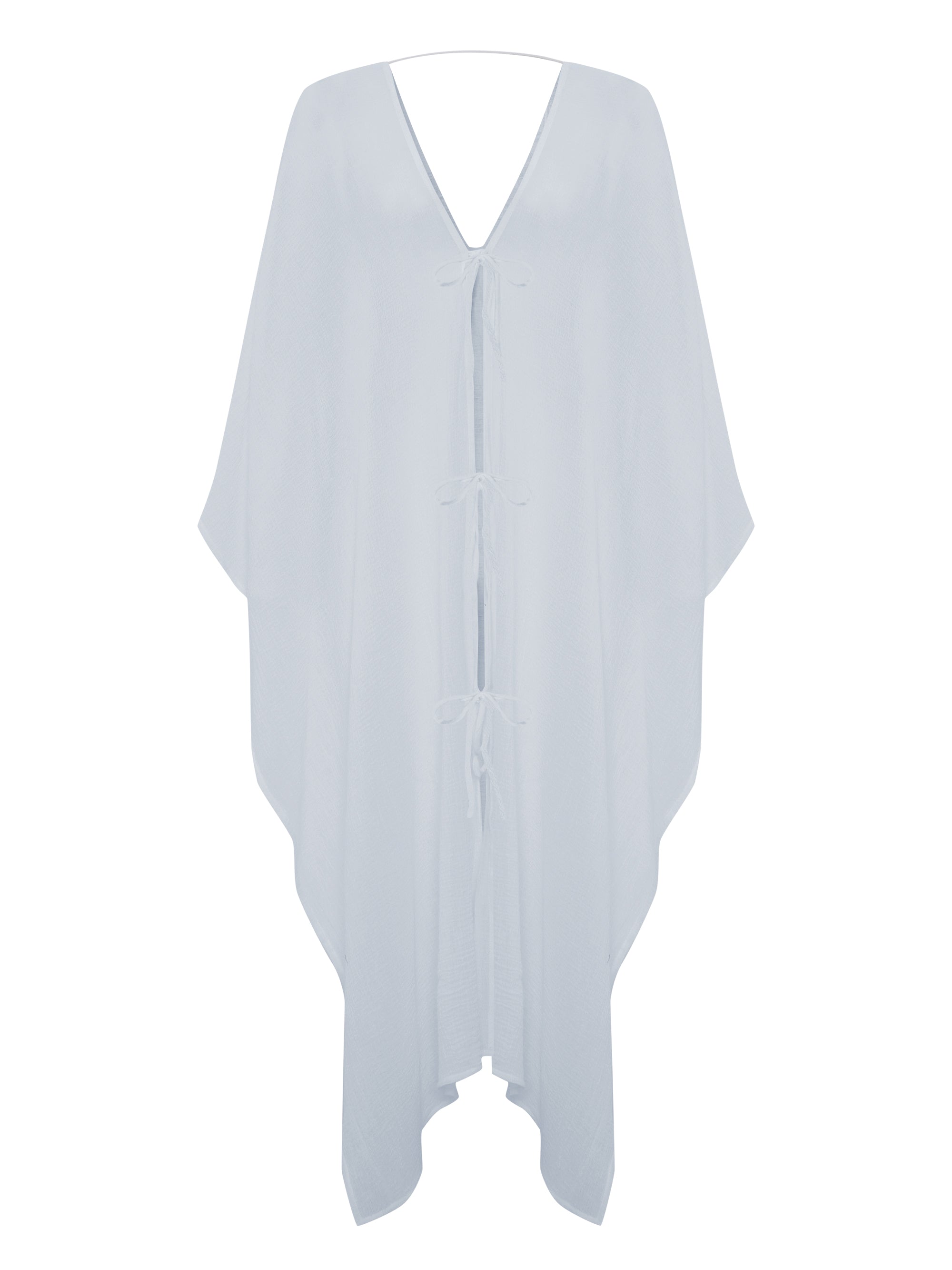 Bodrum Ties Kaftan - Baby Blue