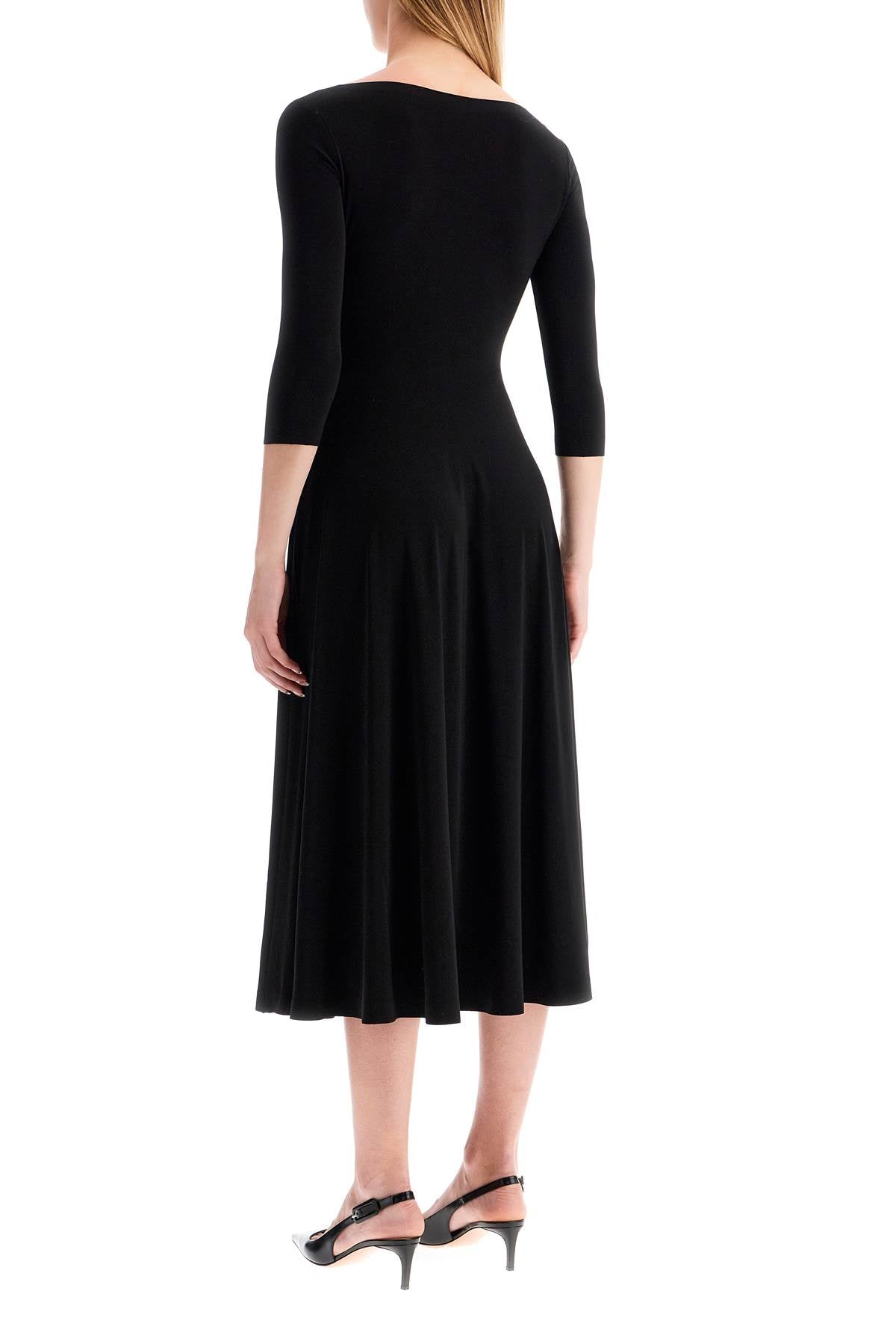 Norma Kamali Reversible Neckline Midi Dress