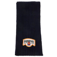 Dsquared2 Logo Patch Wool Ribbed Scarf