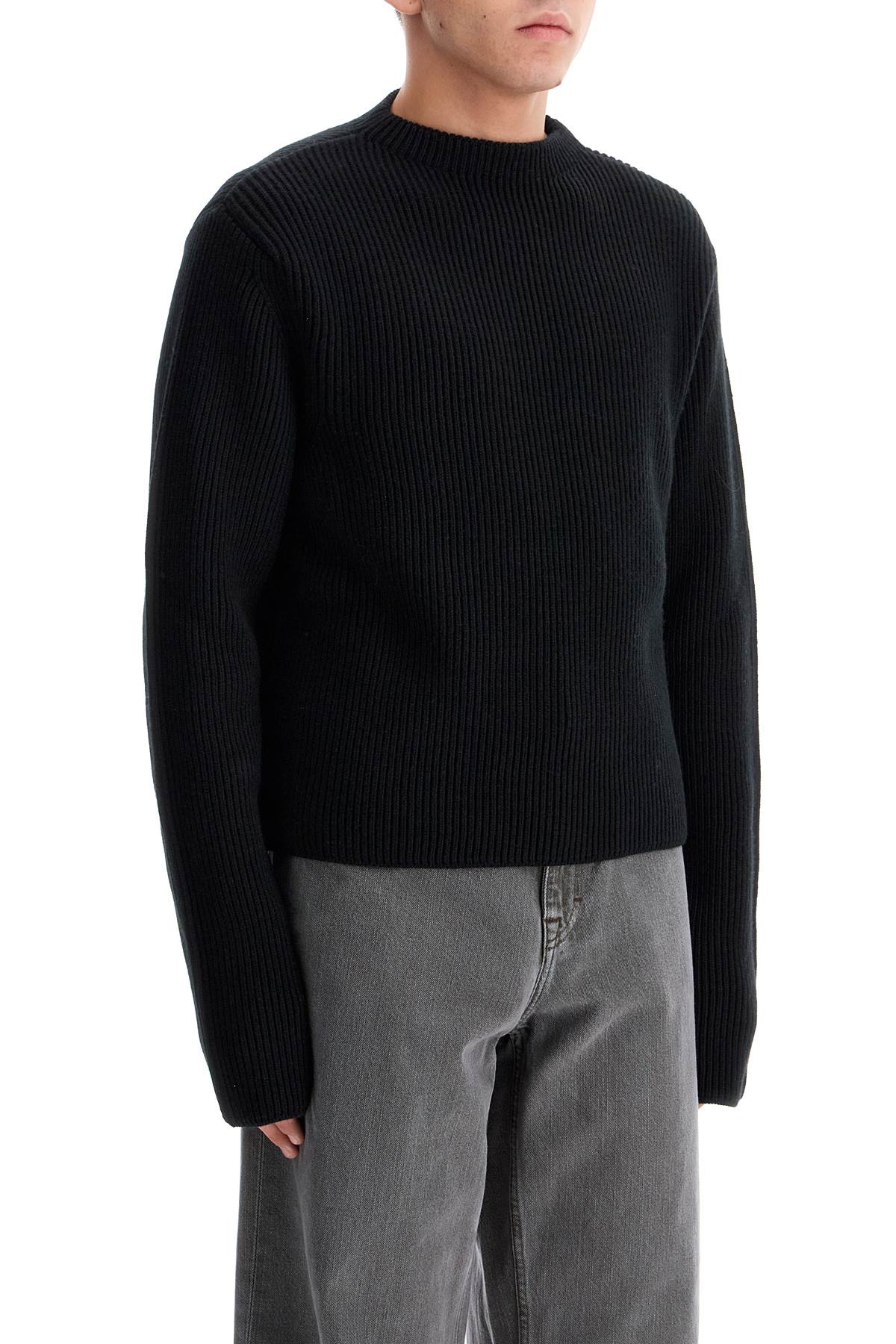 RIER Ribbed Wool Pullover Sweater