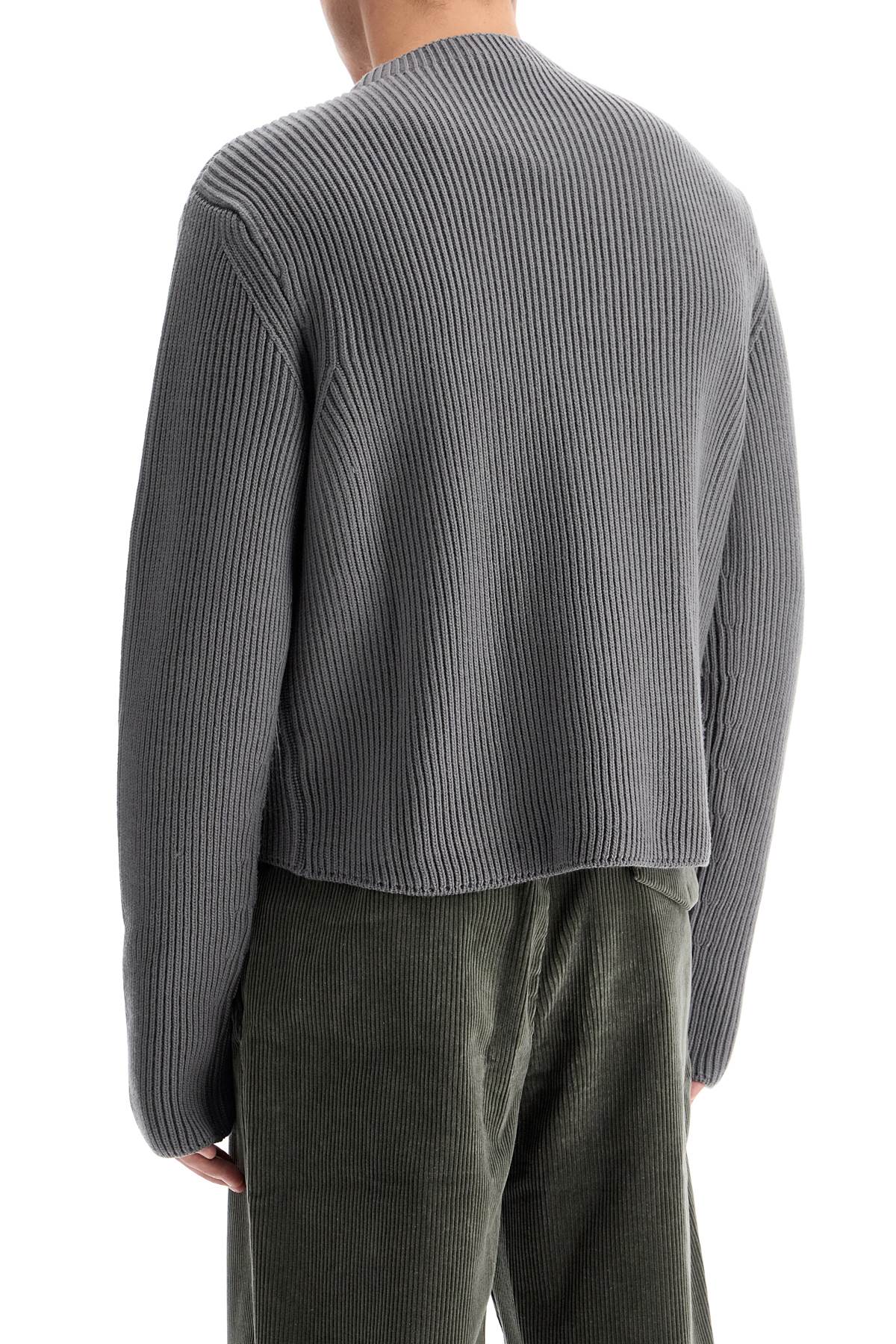 RIER Ribbed Wool Pullover Sweater