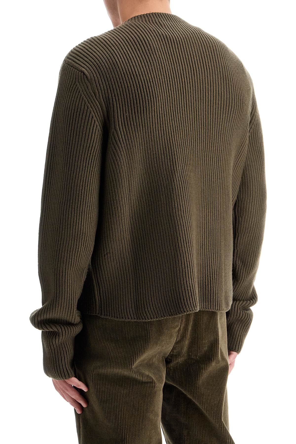 RIER Ribbed Wool Pullover Sweater