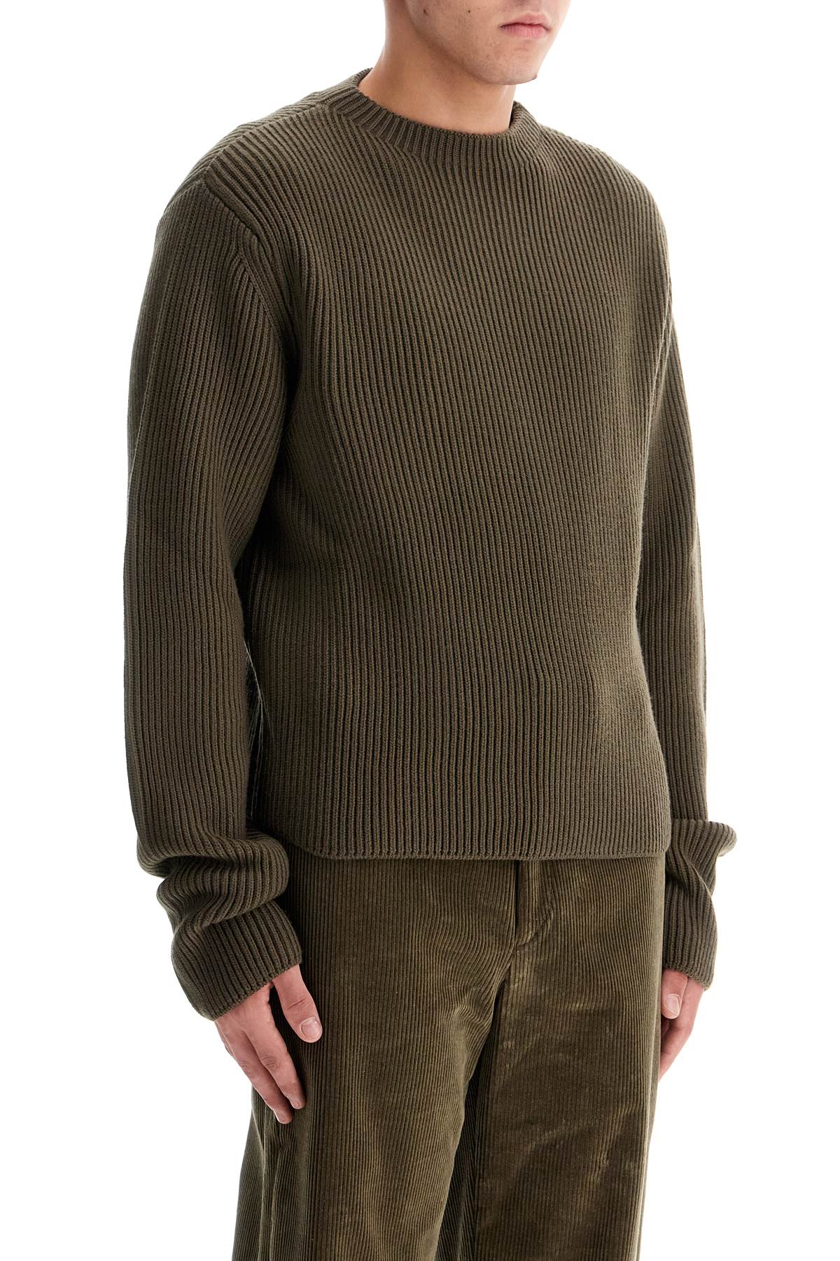 RIER Ribbed Wool Pullover Sweater