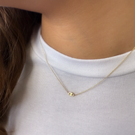 Zoe Lev Kids 14k Gold Mini Evil Eye Necklace