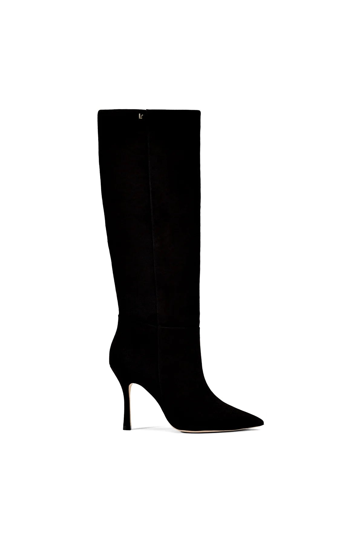 Larroude Kate Boot In Black Suede