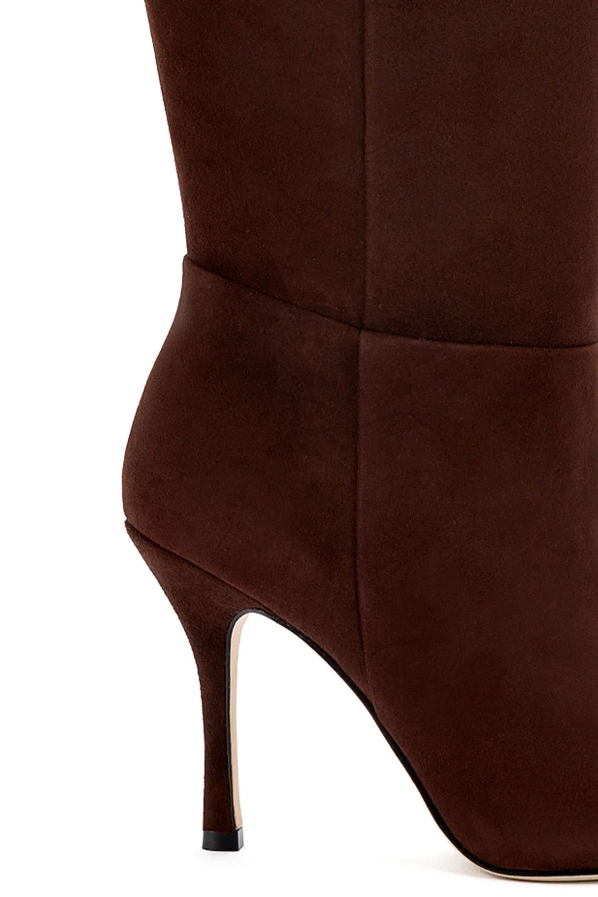 Larroude Kate Boot In Brown Suede