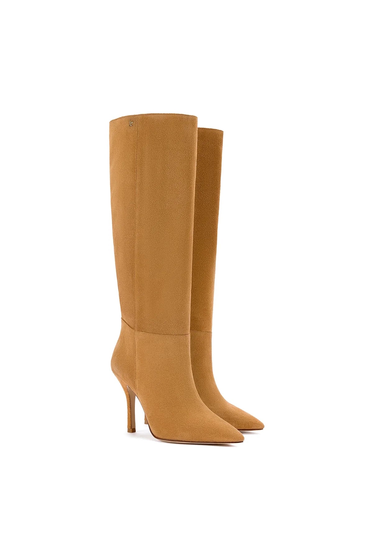 Larroude Kate Boot In Caramel Leather