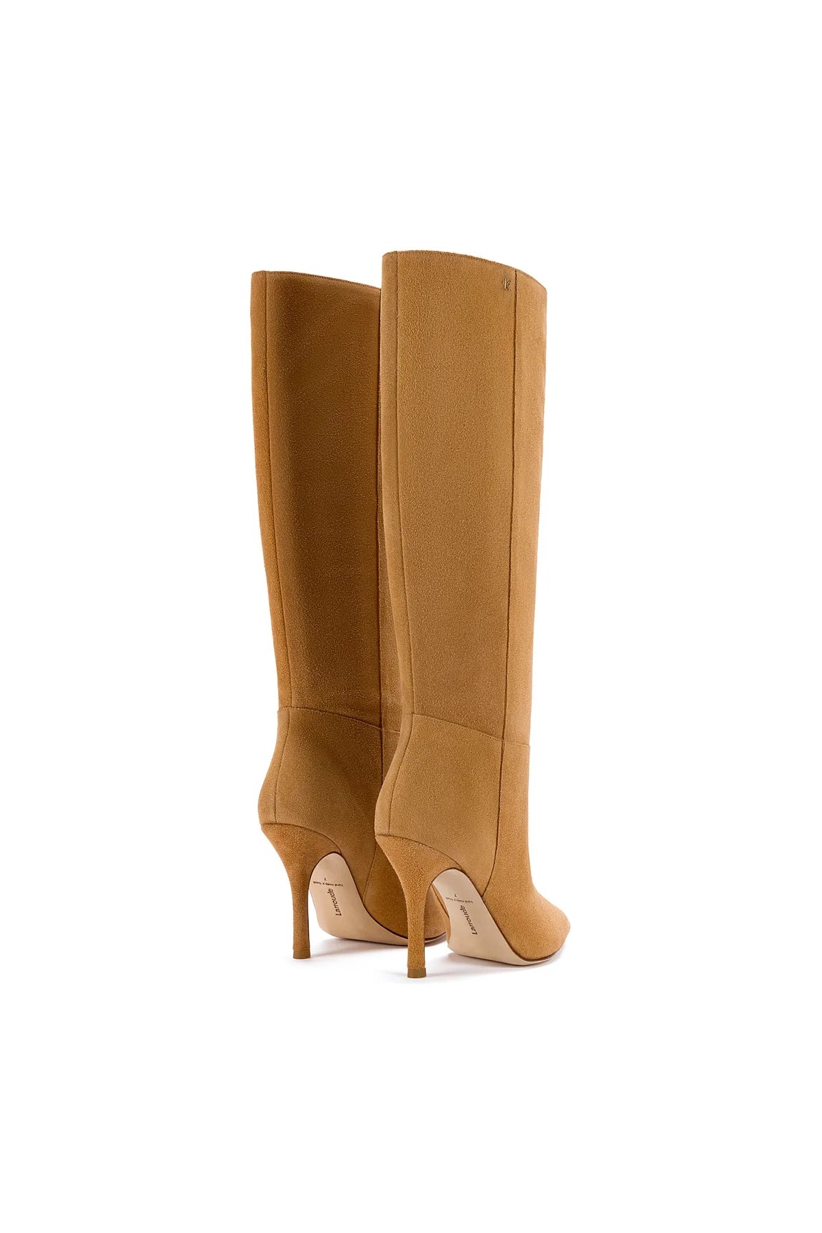 Larroude Kate Boot In Caramel Leather