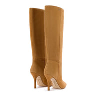 Larroude Kate Boot In Caramel Leather
