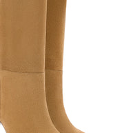 Larroude Kate Boot In Caramel Leather