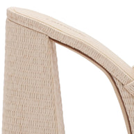 Larroude Dolly Mule In Natural Raffia