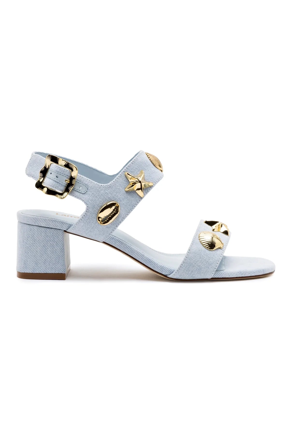 Larroude Madison Block In Maya Denim