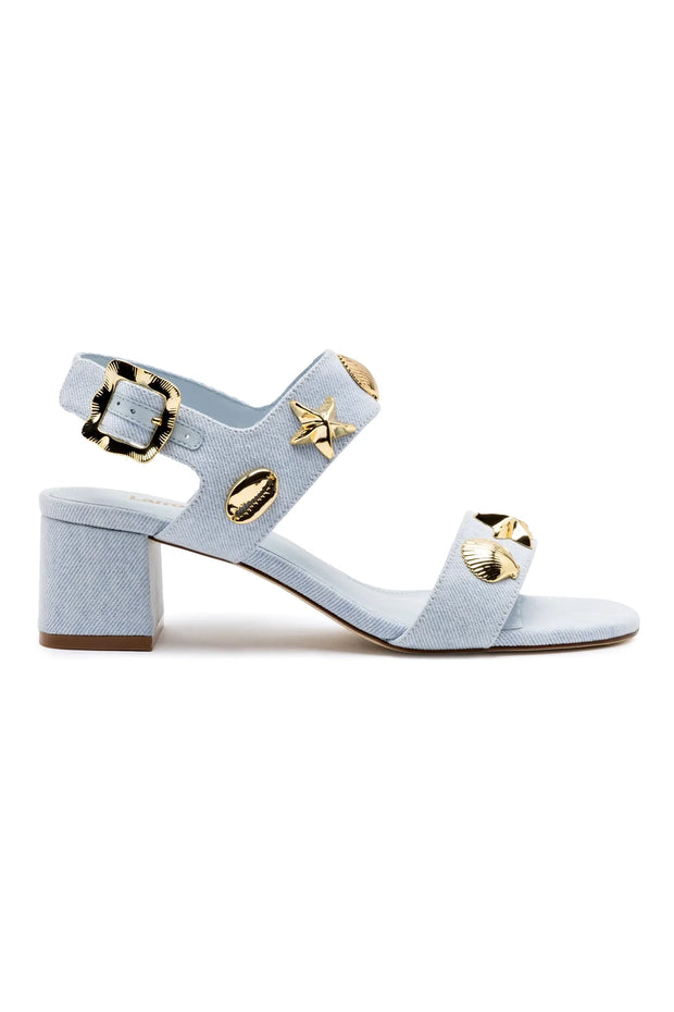 Larroude Madison Block In Maya Denim