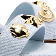 Larroude Madison Block In Maya Denim