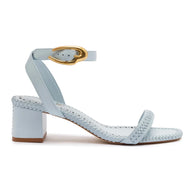 Larroude Verona Block Sandal In Maya Leather