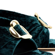 Larroude Mayfair Sandal In Jungle Velvet