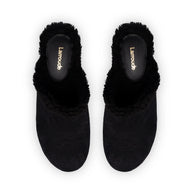 Larroude Miso Platform Clog In Black Knit