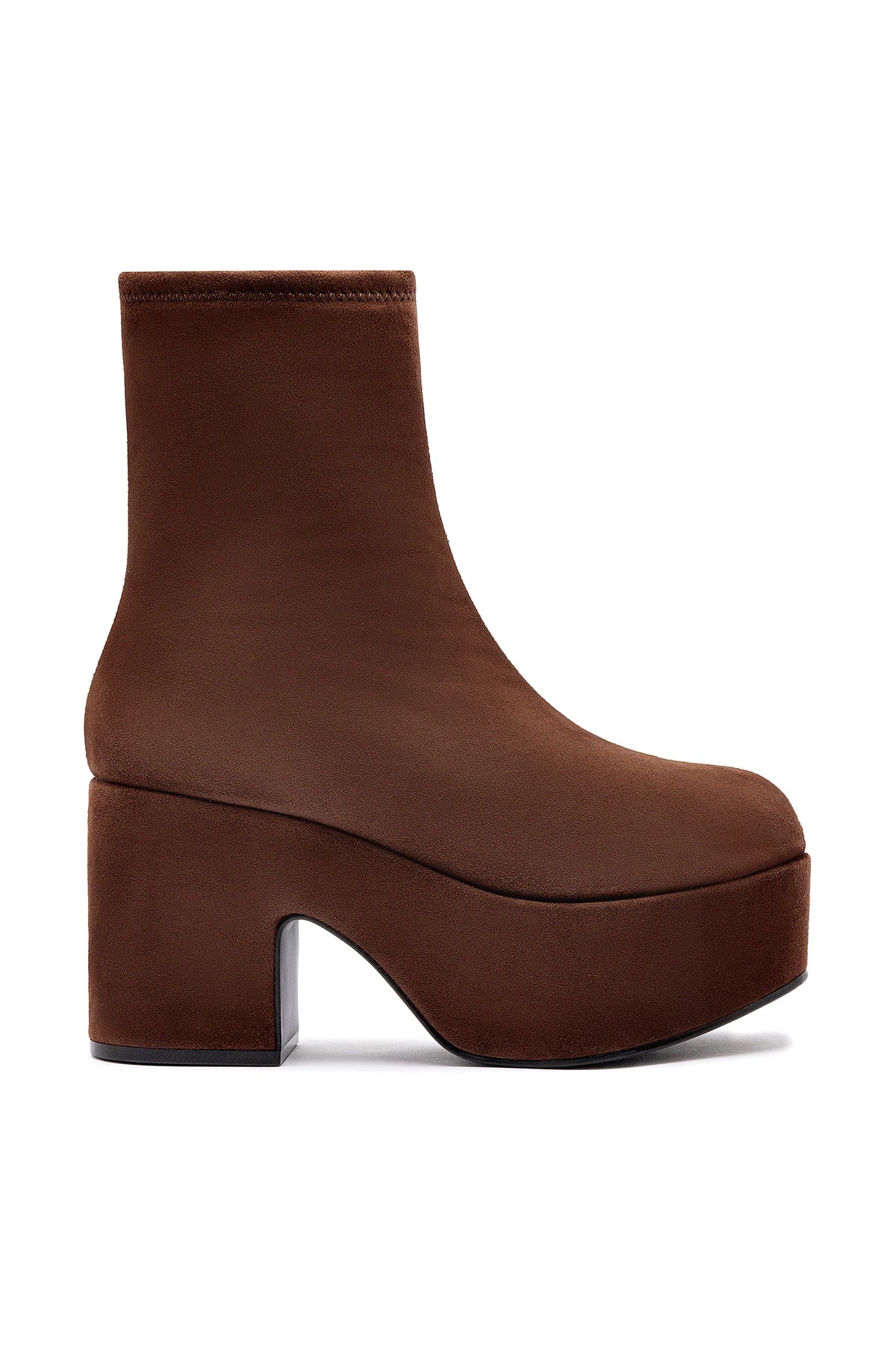 Larroude Miso Boot In Brown Suede