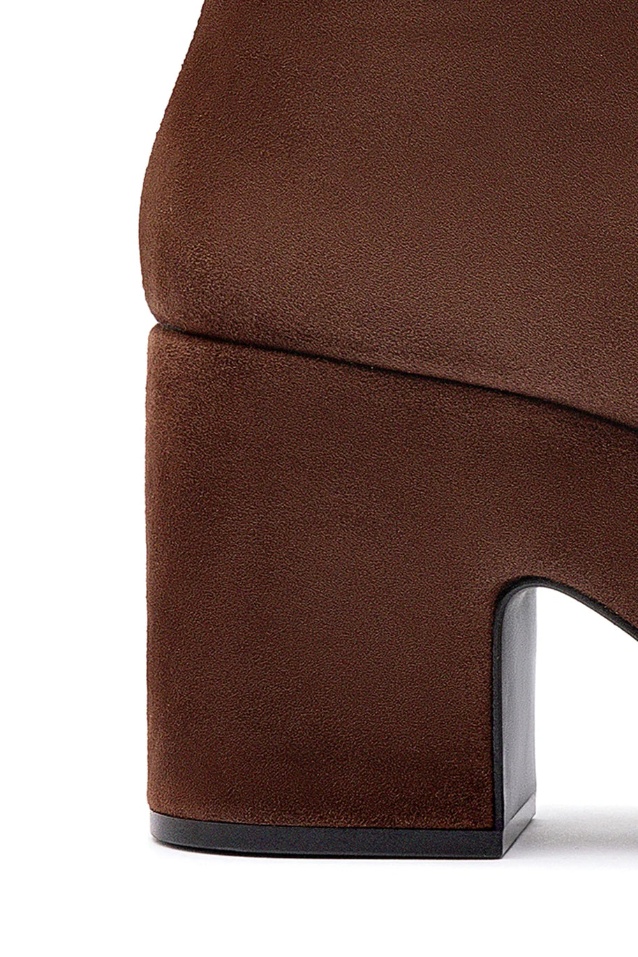 Larroude Miso Boot In Brown Suede