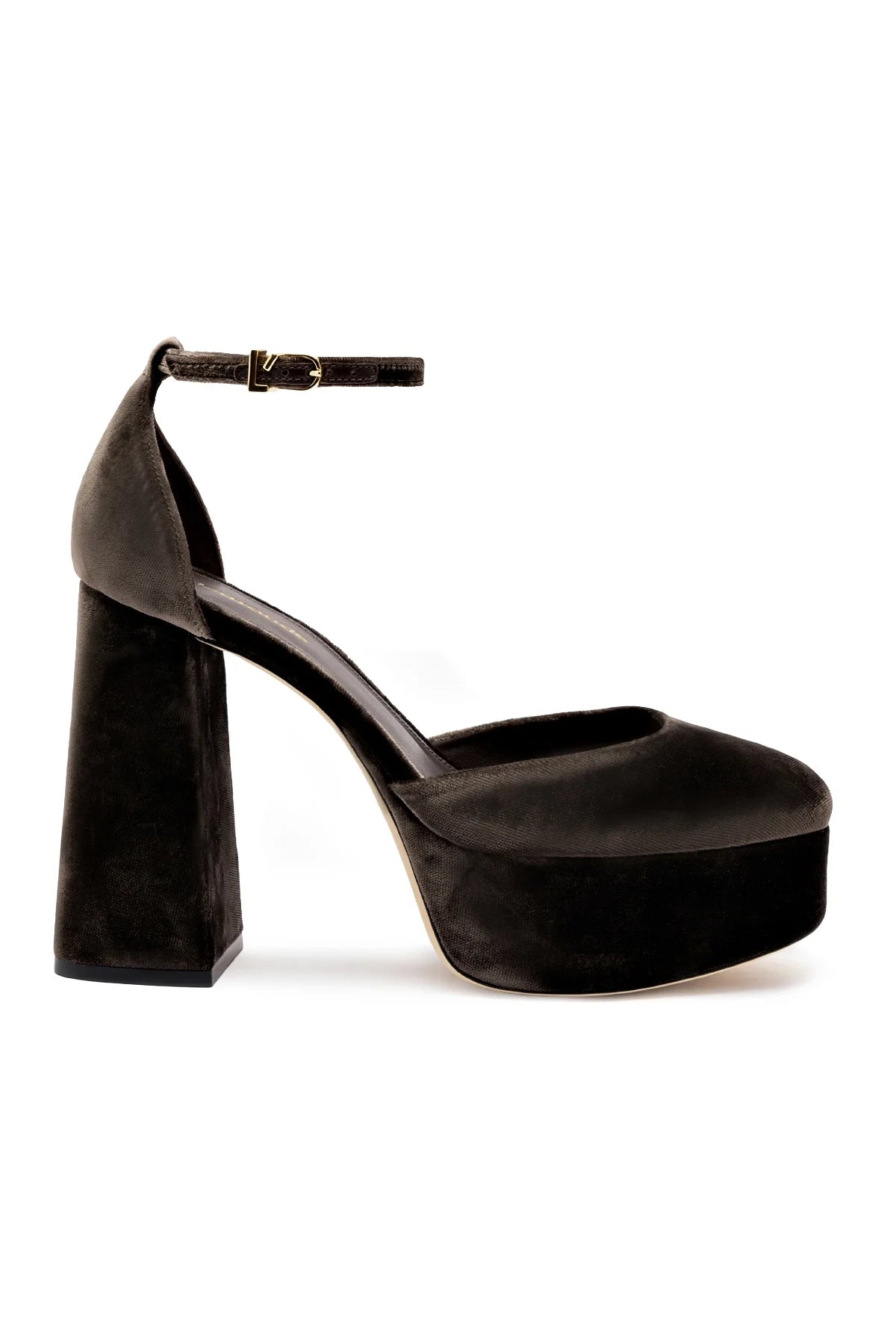 Larroude Ari Pump In Expresso Velvet