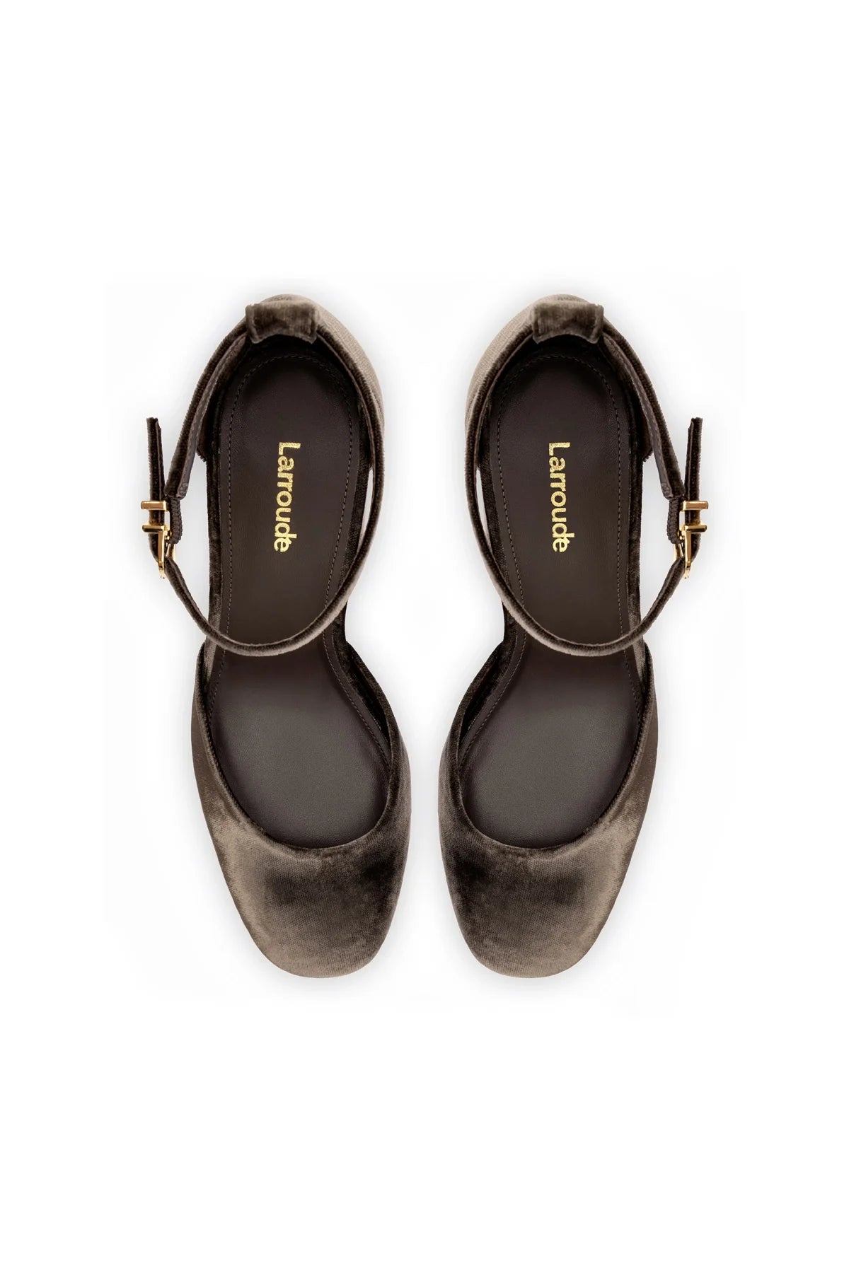 Larroude Ari Pump In Expresso Velvet