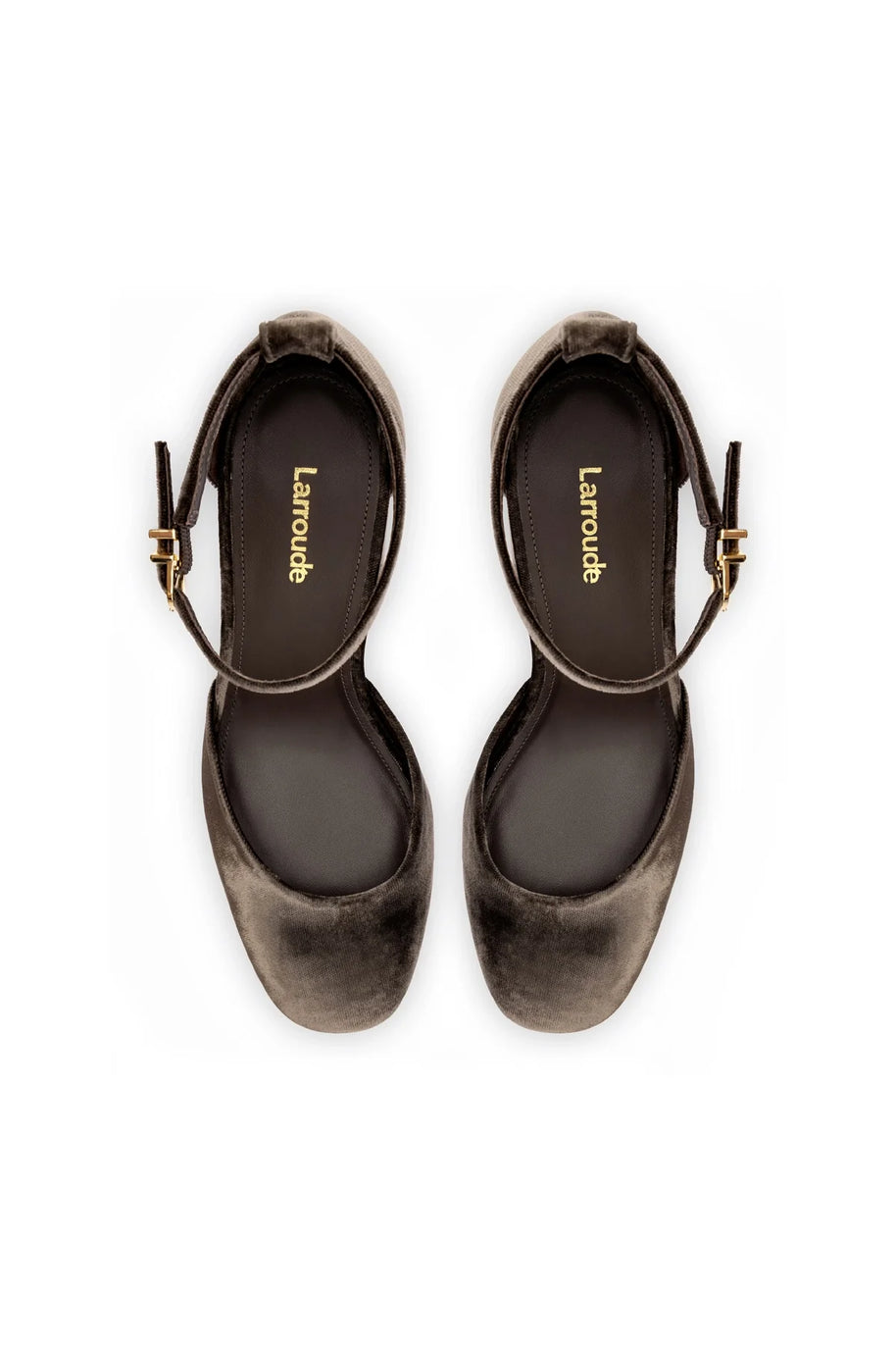 Larroude Ari Pump In Expresso Velvet