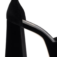 Larroude Ari Pump In Black Velvet