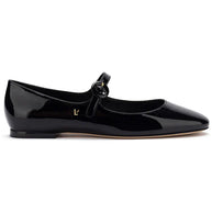 Larroude Blair Ballet Flat In Black Patent