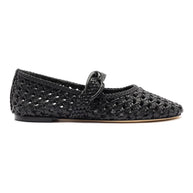 Verona New Macrame In Black Leather