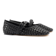 Verona New Macrame In Black Leather