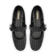 Verona New Macrame In Black Leather